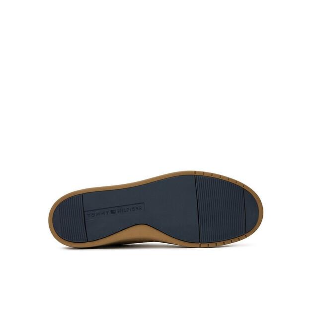 Polobotky Tommy Hilfiger Modern Suede Moc Toe Shoe FM0FM05501 světle hnědá