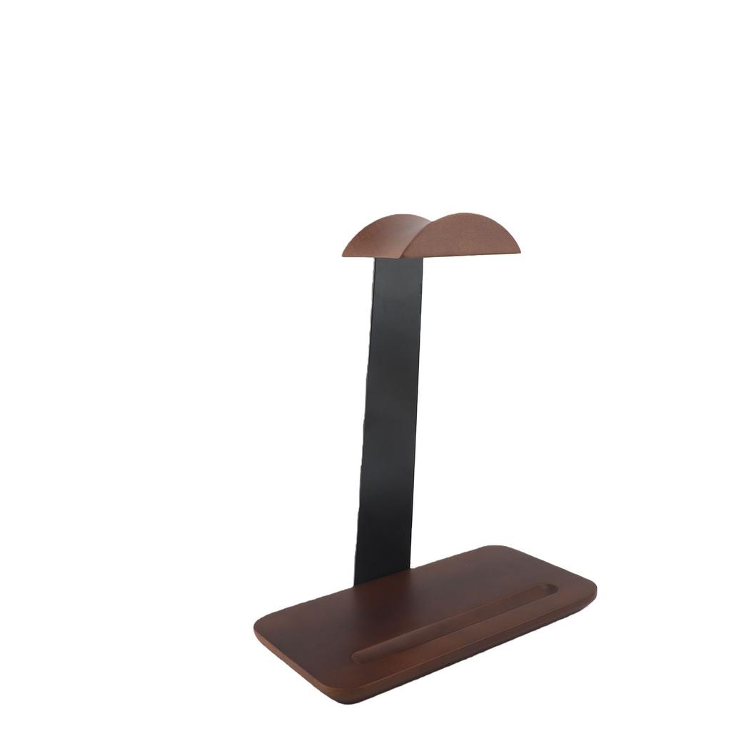 Hdphone Stand Wooden Desktop Gaming Hdset Holder rphone Stand with Storage Base for Men