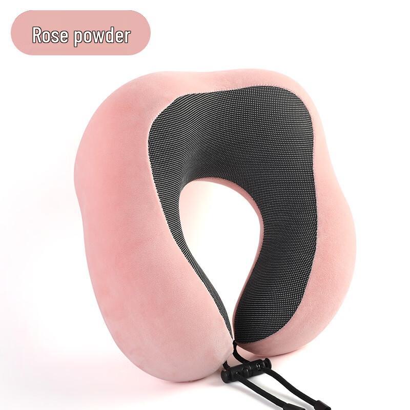 Ice Silk Memory Foam U-Shaped Neck Pillow