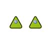 opq1 For VW Golf 8 7 5 6 Passat Polo GTI Tiguan R32 MK4 Rline Car Body Safety Warning Mark Reflective Stickers Auto Styling 1pc/2pcs