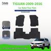 Black Nylon Floor Mats for Volkswagen Tiguan 2009-2016