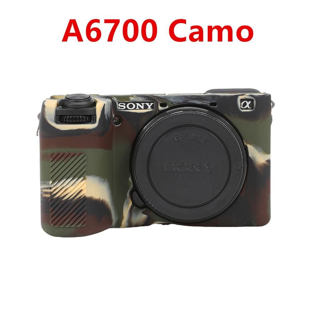 Weiche Silikon-Schutzhülle für Kameragehäuse für Sony Alpha A6700 A6500 A6400 A6300 A6100 A6000 Gummiabdeckung Skin