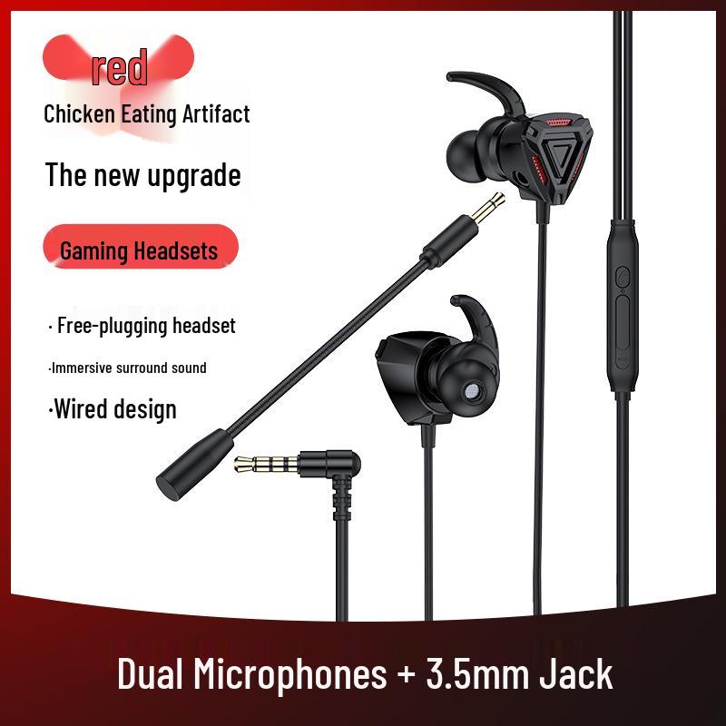Elite Esports In-Ear Gaming Headset with Microphone for Mobile and PC