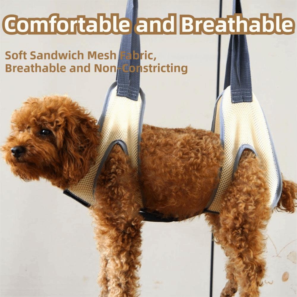 Anti Bite Pet Nail Clip Bag Elastic Dog Grooming Sling Kitten Accessories