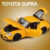 1/32 Toyota Supra GR Fast & Furious Supercar Alloy Car Model Sound and Light Pull Back Children's Toy Collectibles Birthday Gift