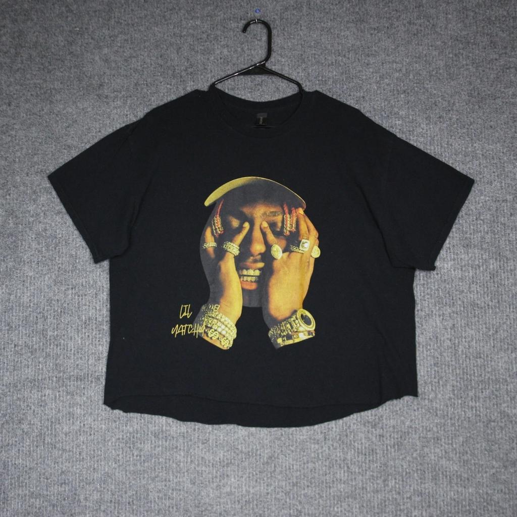T-shirt Merch Lil Yachty Nera Stampa Grafica Gildan Uomo Taglia L Rap Taglia XL