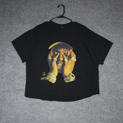 T-shirt Merch Lil Yachty Nera Stampa Grafica Gildan Uomo Taglia L Rap Taglia XL