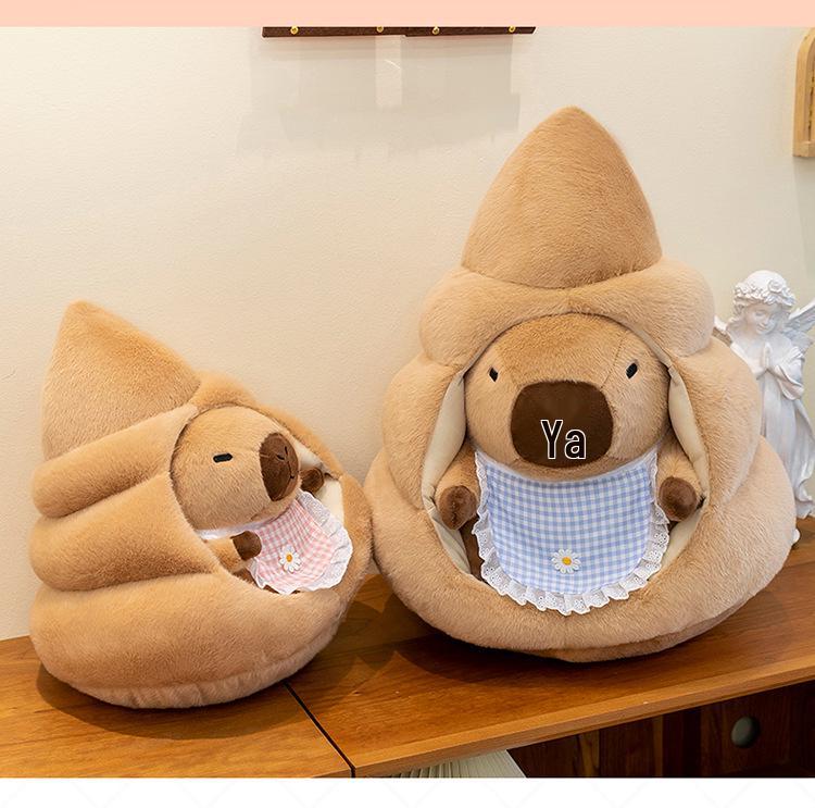 Adorable Capybara Nesting Doll Plush Toy - Detachable, Creative Rag Doll Gift for Boys and Girls