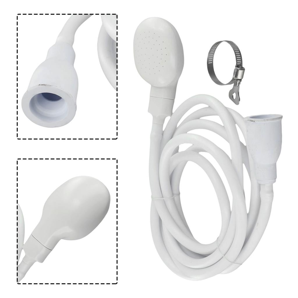 Push On Shower Hose and Head for People and Pets In Bath and Basin Taps
