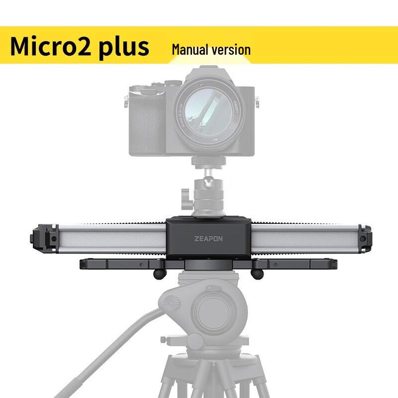 7ZEAPON Micro3 Electric Slider for DSLR/Mirrorless Cameras: Portable Manual & Electric Control for Time-lapse Photography