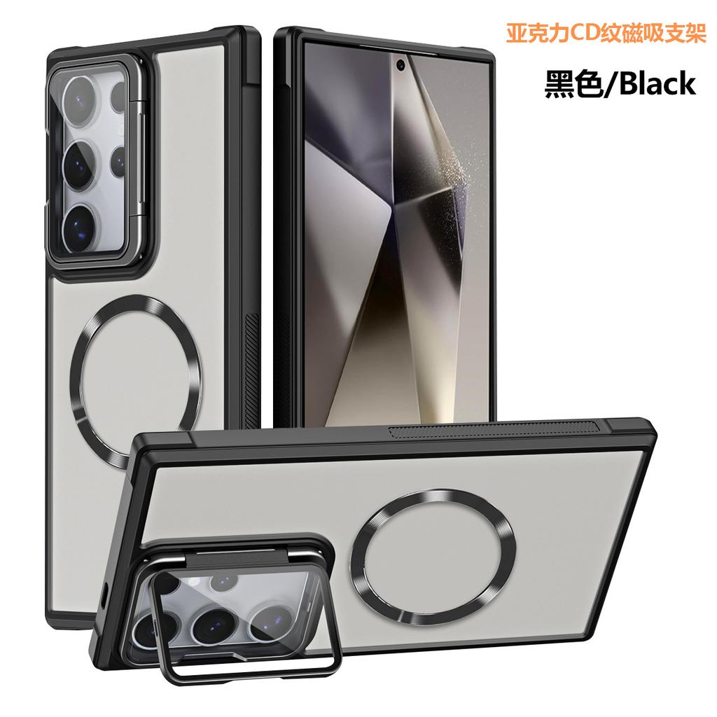 Magsafe Magnetisches Kabelloses Ladecase Für Samsung Galaxy S25 S24 Ultra Plus S23 S24 FE Kamera Schutzhalter Hülle Abdeckung