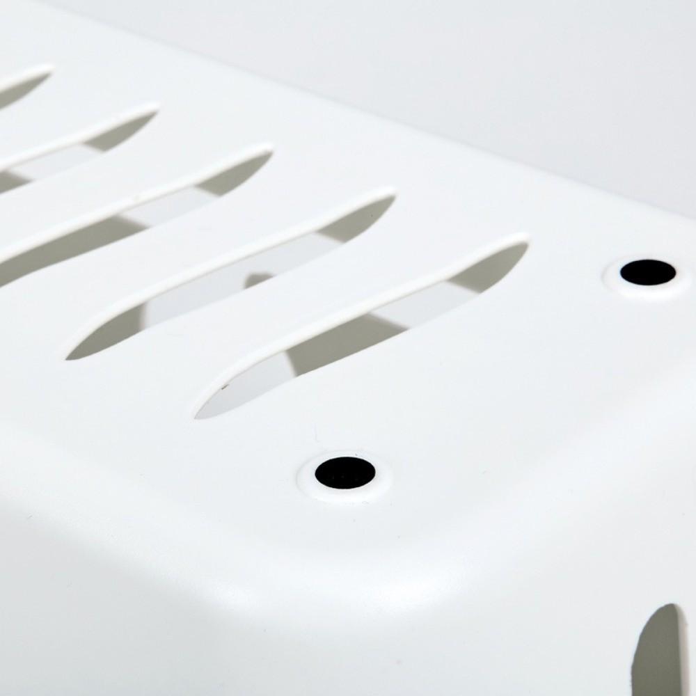 Multi-Purpose Cable Organizer Space Saving Hollow-out Power Strip Storage Box with Lid Cord Management Case Desktop Organization