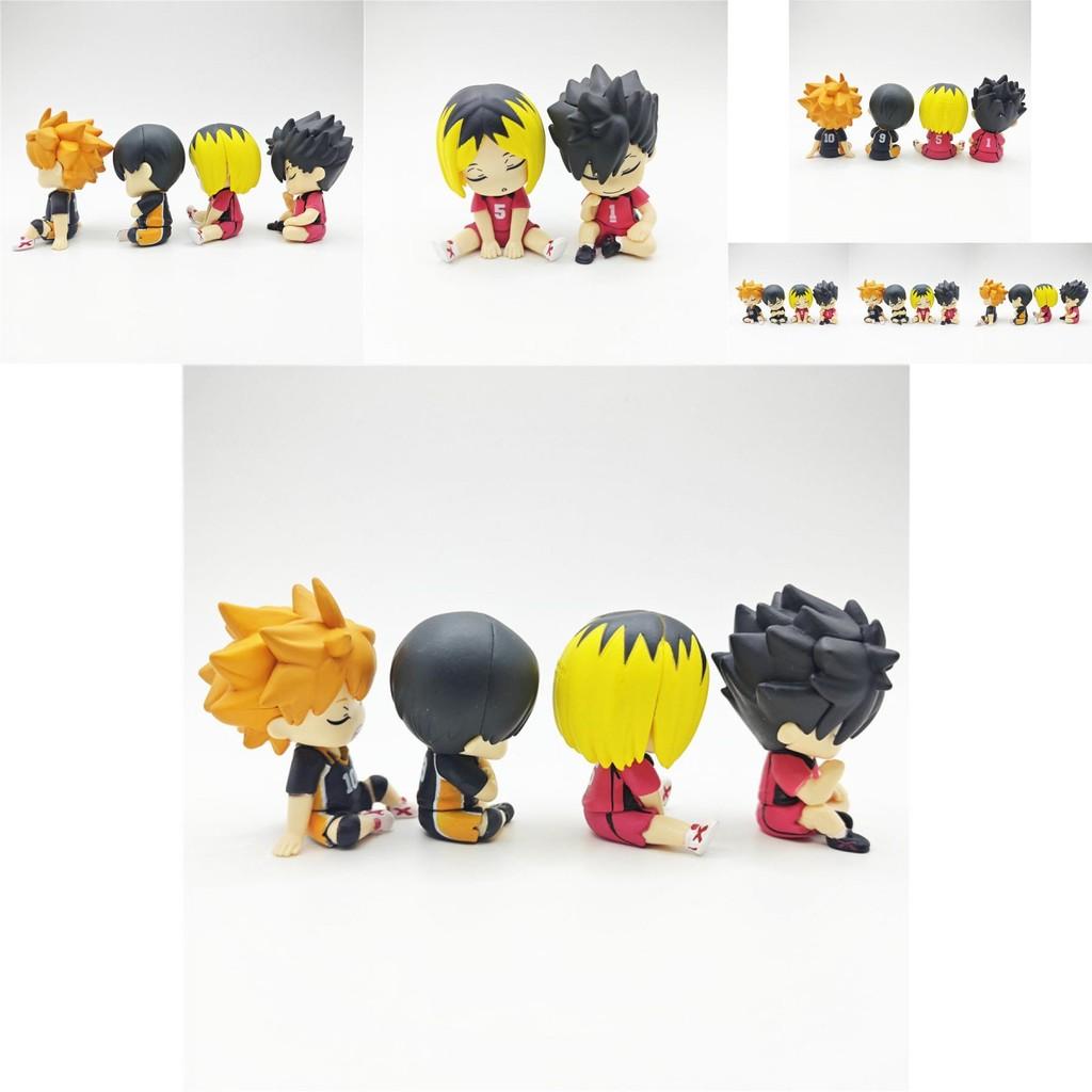 Charming Haikyuu Shoulder To Shoulder Sleep Model Pvc Figure Collectible Toy Assortment