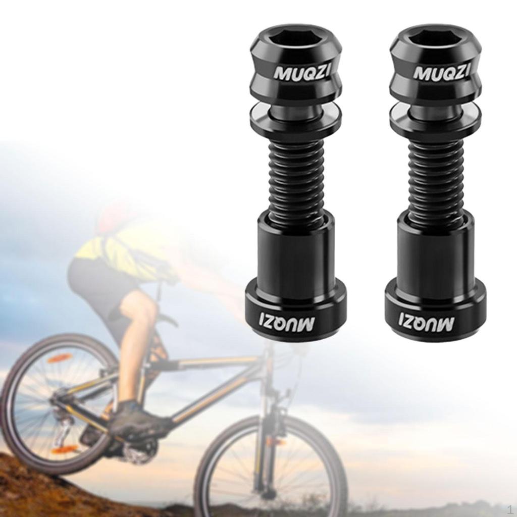 2 Set Bicycle Carbon Nuts, Durable Premium Mounting Accessories for Mountain Bikes