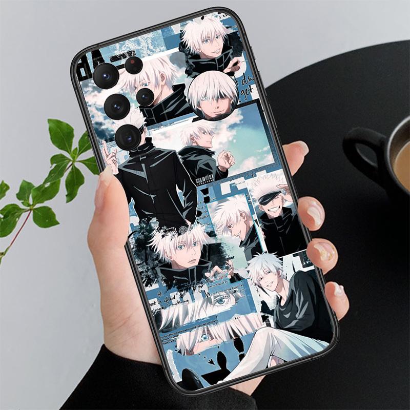 Jujutsu Kaisen Satoru Gojo Phone Case For Samsung S25 S24 S23 S22 S21 S20 Ultra S20 S22 S21 S20 FE S24 Plus