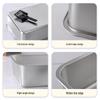 Stainless Steel XL Anti-splash Open Cat Litter Box & Pet Bath Tub