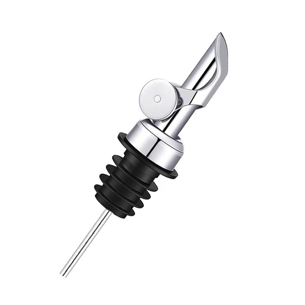 6er-Pack Weinflaschenausgießer Edelstahl-Spirituosenausguss Automatischer Olivenölspender für 3/4" Flaschenhals