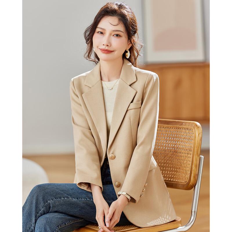 TERRE BLEUE Women's Loose Fit Blazer