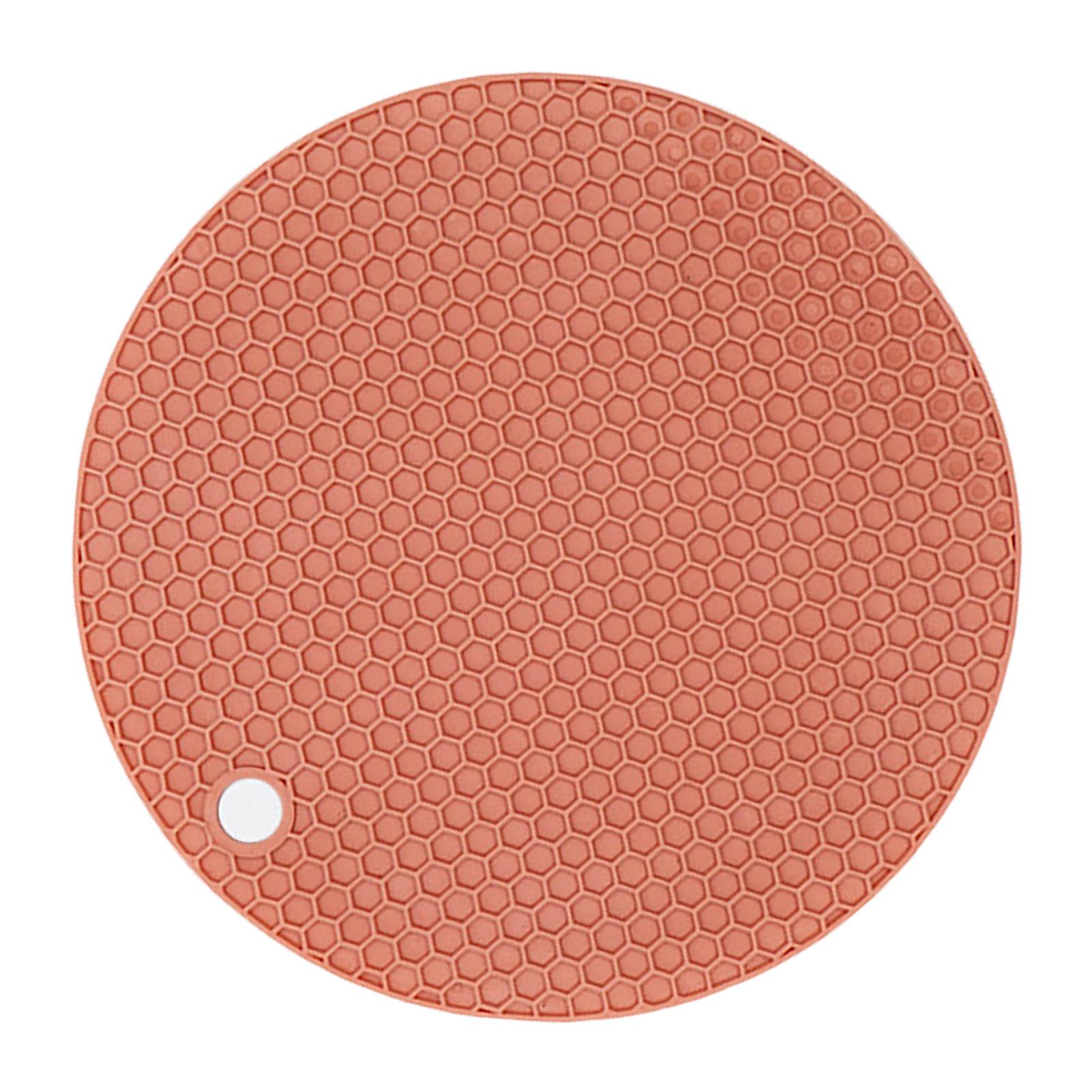

Trivet Rubber Anti Slip Diameter 18cm Thickness 0.5cm Highly Efficient Ht Insulation Kitchen Pan Mats for Hot Dishers Cups