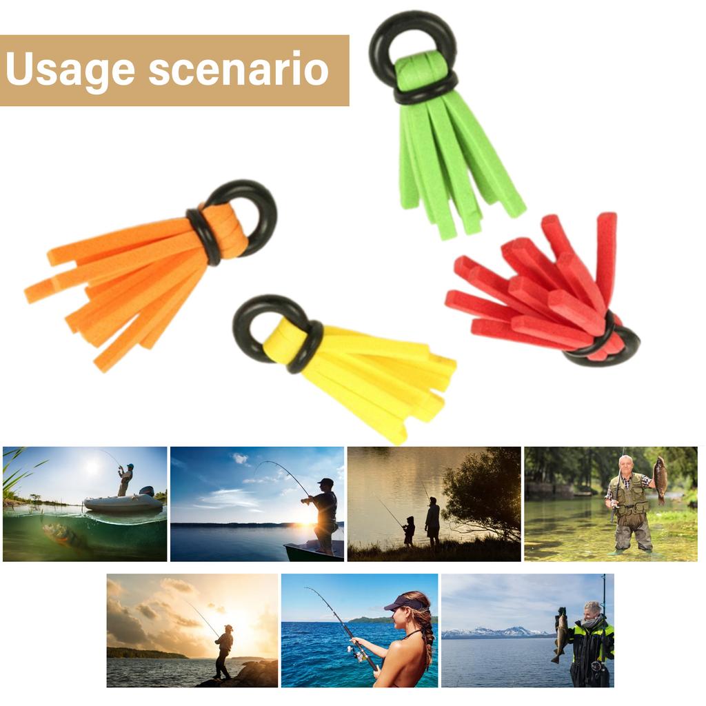 4Pcs Drift Float Indicators Fly Fishing Foam Strike Indicators Fly Fishing Foam Float Bobber Fishing Accessories