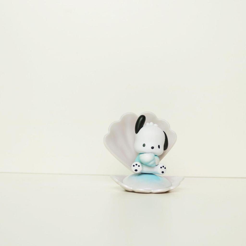 Shell Melody Doll: Cute Cartoon Japanese Style Tea Party Figure - Trendy Anime Ornament Toy