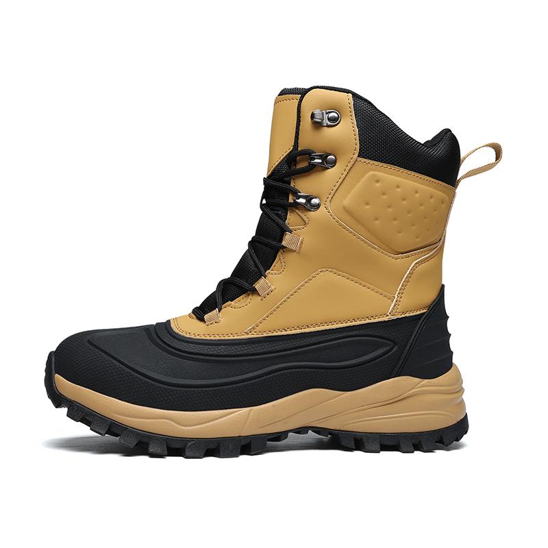 39-48 Winter Herren Übergröße Winter Plus Samt Verdickung Warme Schnee Baumwollschuhe Schneestiefel