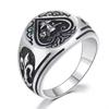 Ring Retro Trendy Open Domineering Spades Skull Index Finger Hip Hop Ring
