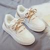 Velvet Little White Shoes Women's Autumn and Winter New Versatile Sports and Leisure Board Shoes Winter Cotton Shoes