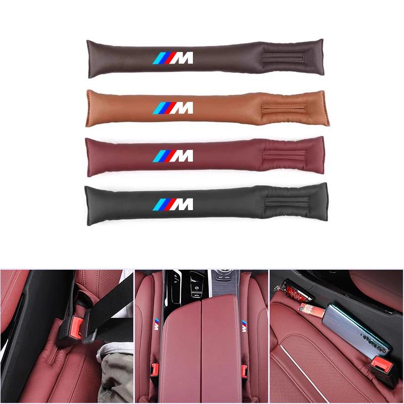 2026 Hot Leather Car Seat Gap Filler Seat Gap Leak Proof Strip For BMW Performance F30 F10 E90 F20 E46 E60 E70 E39 E36 E87 X7 E92 E91 GK3