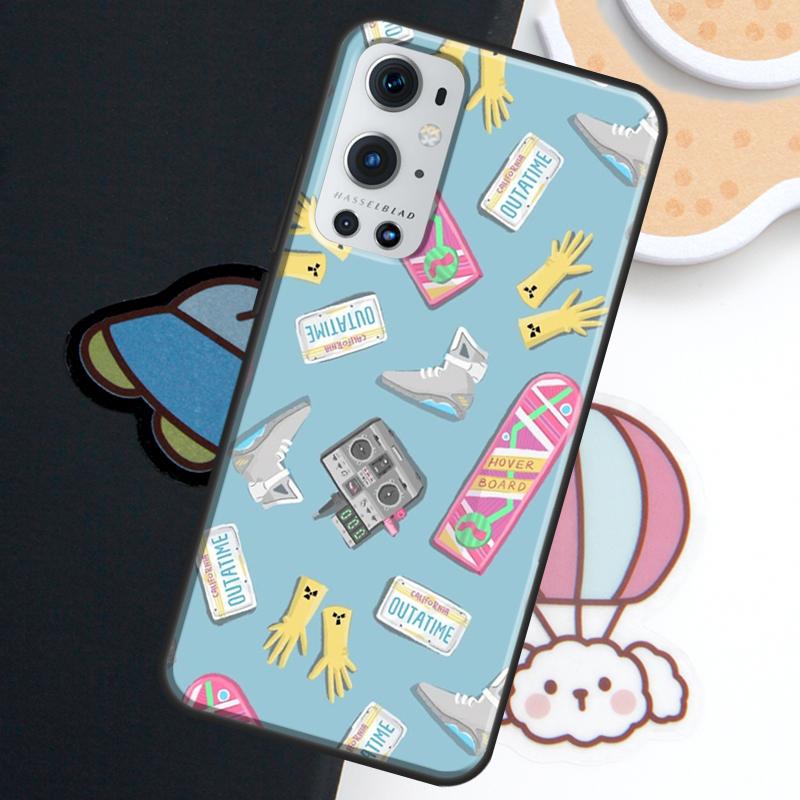 Back To the Future Car For Realme GT6 GT7 Pro 15 10 11 12 13 14 Pro Plus C71 C75 C65 C55 C63 C61 C53 C67 C35 Case