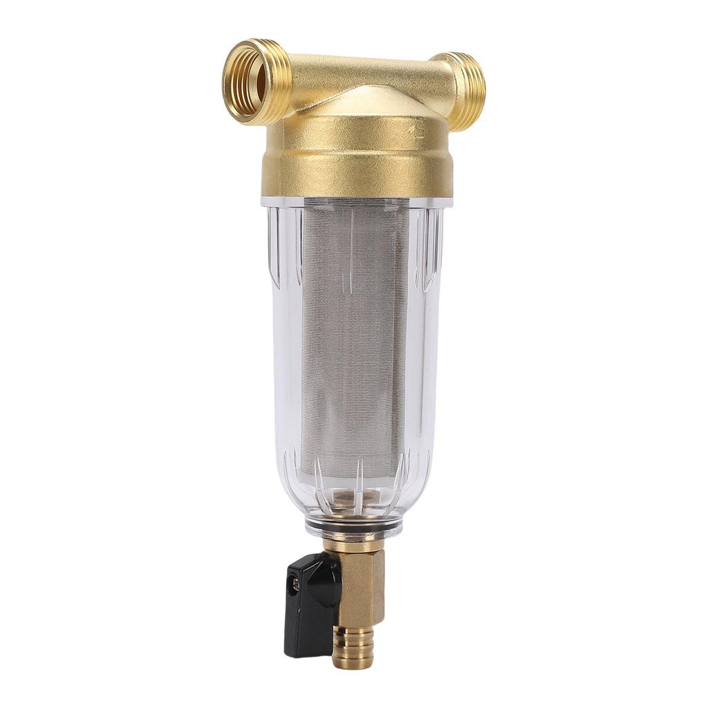 Whole House Sediment Water Filter Spinning Type Backwash Pre Filter for Washing Machine G3 4 Male G1 2 Female Thread