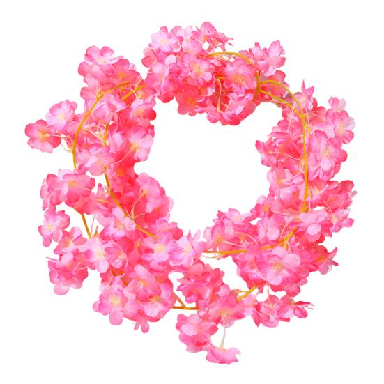 

Cherry Blossom LED String Lights 2M 20-LED Artificial Flower Vines Fairy Lights Wedding Christmas Party Holiday Decoration for Indoor Displays 2M Cherry Blossom