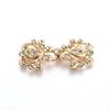 5 Pair Shiny Cheongsam Buckle Brooches Sweater Buttons Clothing Pins Crystal Cardigan Clip Cape Cloak Clasp