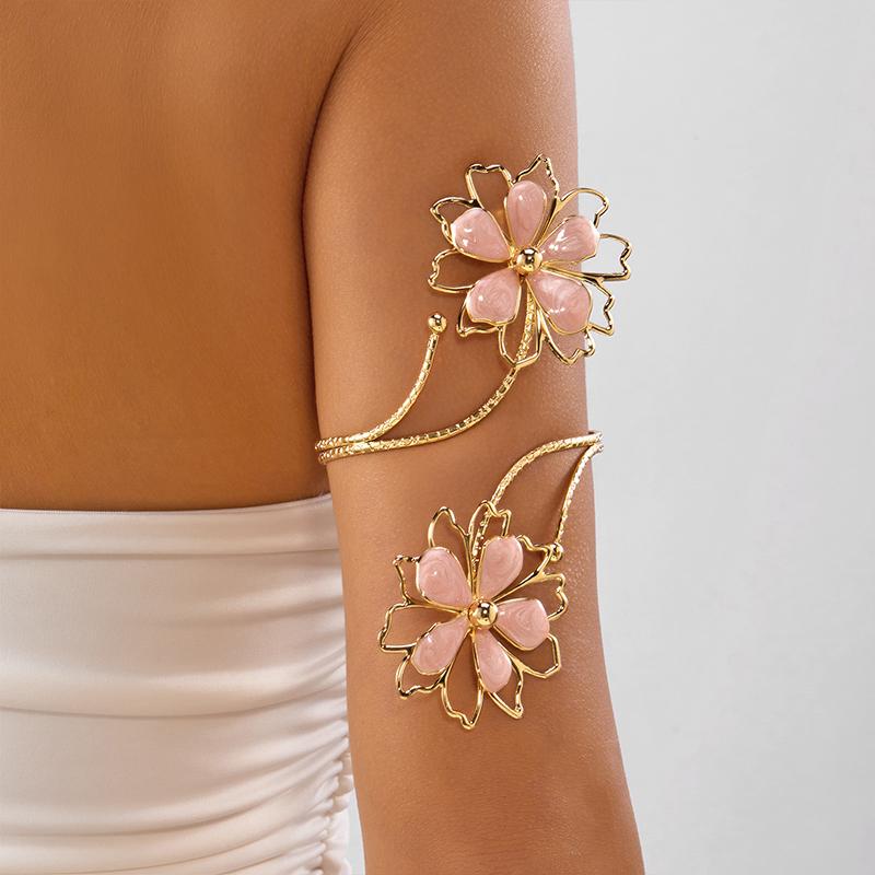 Vacation Style Seashell Starfish Open Arm Bracelet Bohemia Personality Adjustable Women'S Armband