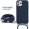 Protective Case - E.F.CONNECTION - for iPhone 12 Pro - Flexible - Navy Blue - Shockproof