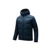 Four Defense Heat Technology Warmth Water Resistant Commuting Short Casual Hooded Duck Down Jacket Thickened Men Jacket Stone-Blue 952547925-2