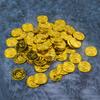 20pcs units Plastic pirate coins for Halloween,fake gold coin ,buried treasure coin ,  birthday party decoration, party favor