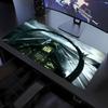 Large Extended Military Aircraft Cockpit Mouse Pad Thick Non‑Slip Rubber Mat For Precise Mouse Control Gaming Laptop Computer