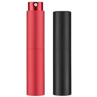 Segbeauty Mini Spray Perfume Refillable Suitable for Perfume Spray Black and Atomizer, 10ml, 2-Pack, Push-Type, Refillable, Leak-Proof, Bottle,