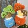 Plush Plant Decor With Emotive Tree Figurine For Home And Gift Use