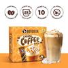 Bevzilla 48 Instant Coffee Powder Sachets (Caramel) - 96 Grams | Makes 48 Cups| Arabica Coffee| Strong Coffee| Best For Espresso, Latte,Cappuccino