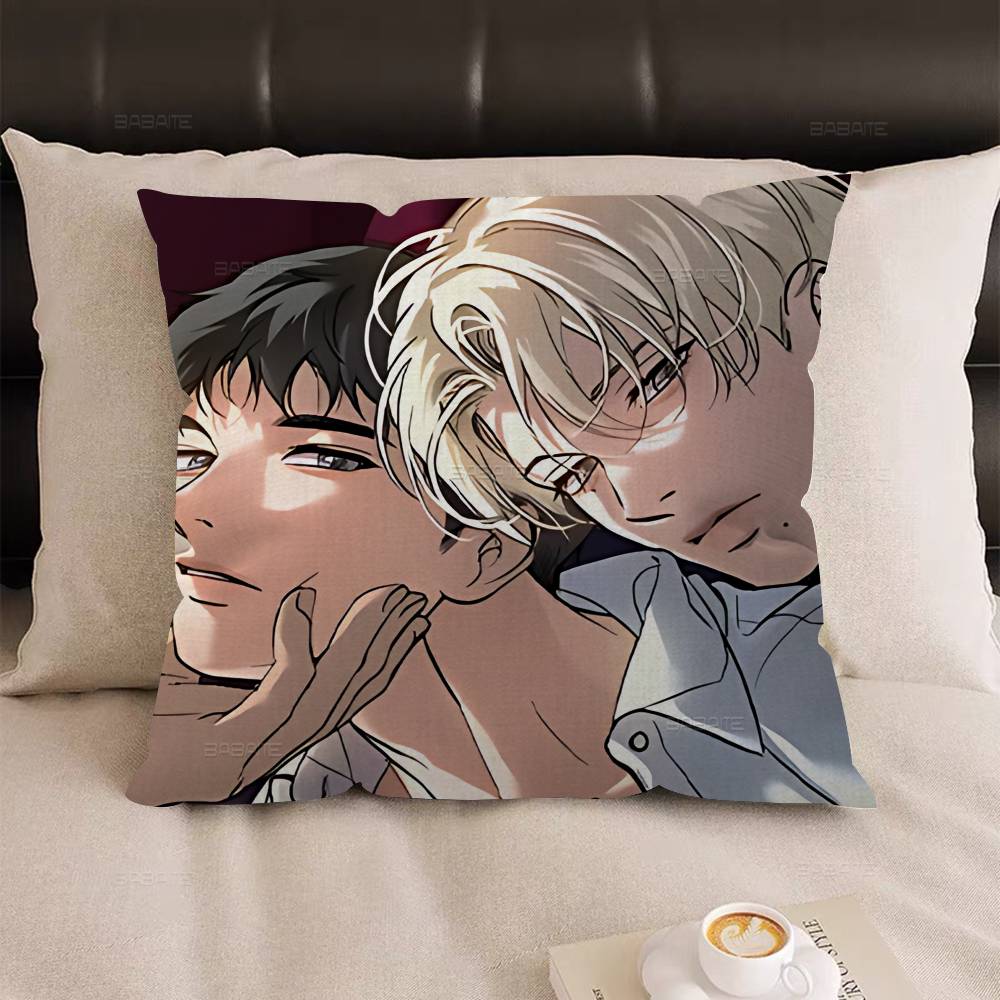 Backlight Bl Anime Cushion Cover Car Throw Pillow Case For Sofa Car Christmas Gift 40X40Cm 45X45Cm