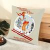 Ussr Cccp Pin Up Girl Cushion Cover Soft Short Plush Pillow Cover Smooth Cozy Texture Aesthetic Cushion Case Home Decor