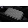 Grey PU Leather Car Armrest Pad Cover for Auto Center Console Box Cushion Mat