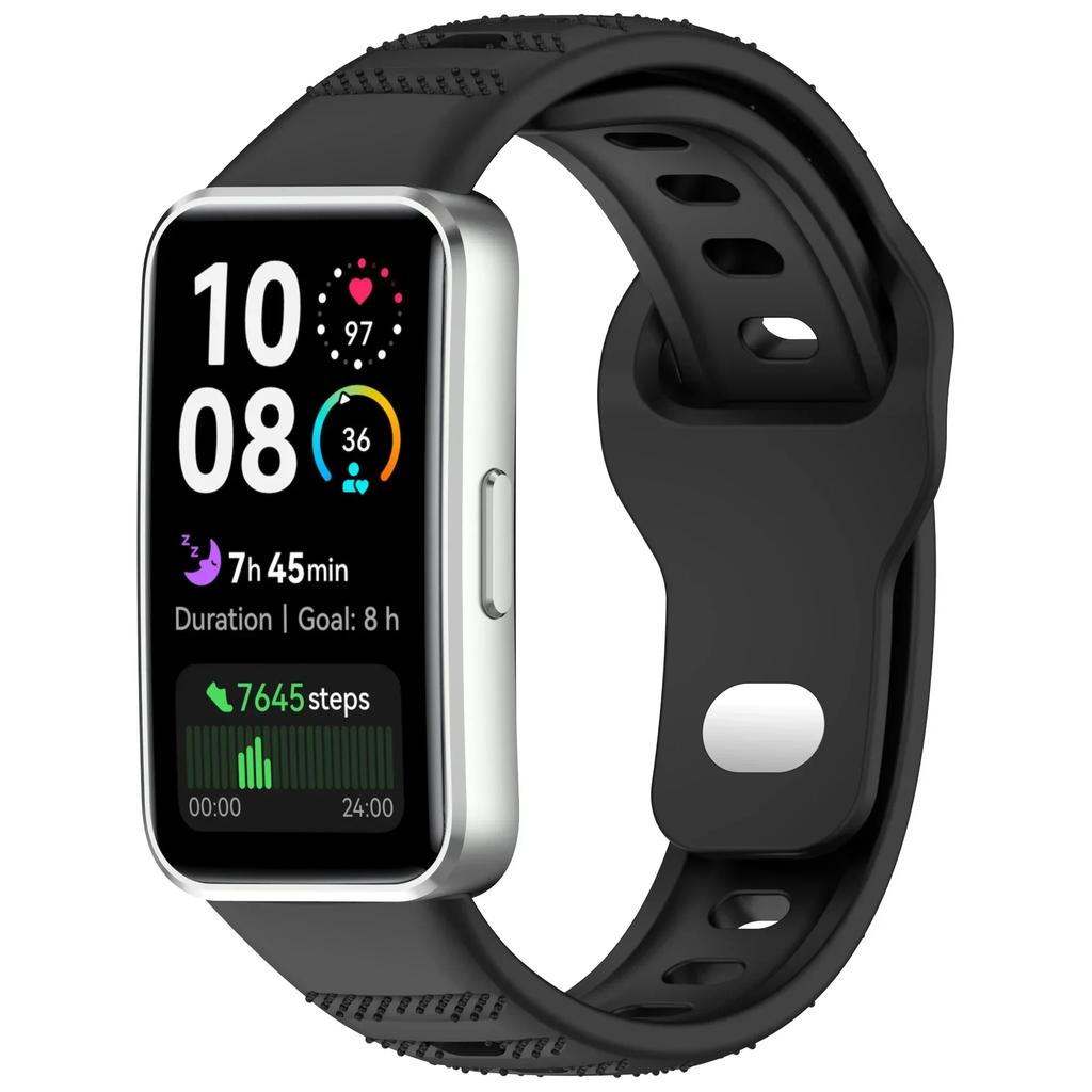 Strap For Huawei Bands 9/8 NFC Band Accessories Replacement Sport Silicone watch bracelet pulseira correa for Huawei 10/9/8 NFC