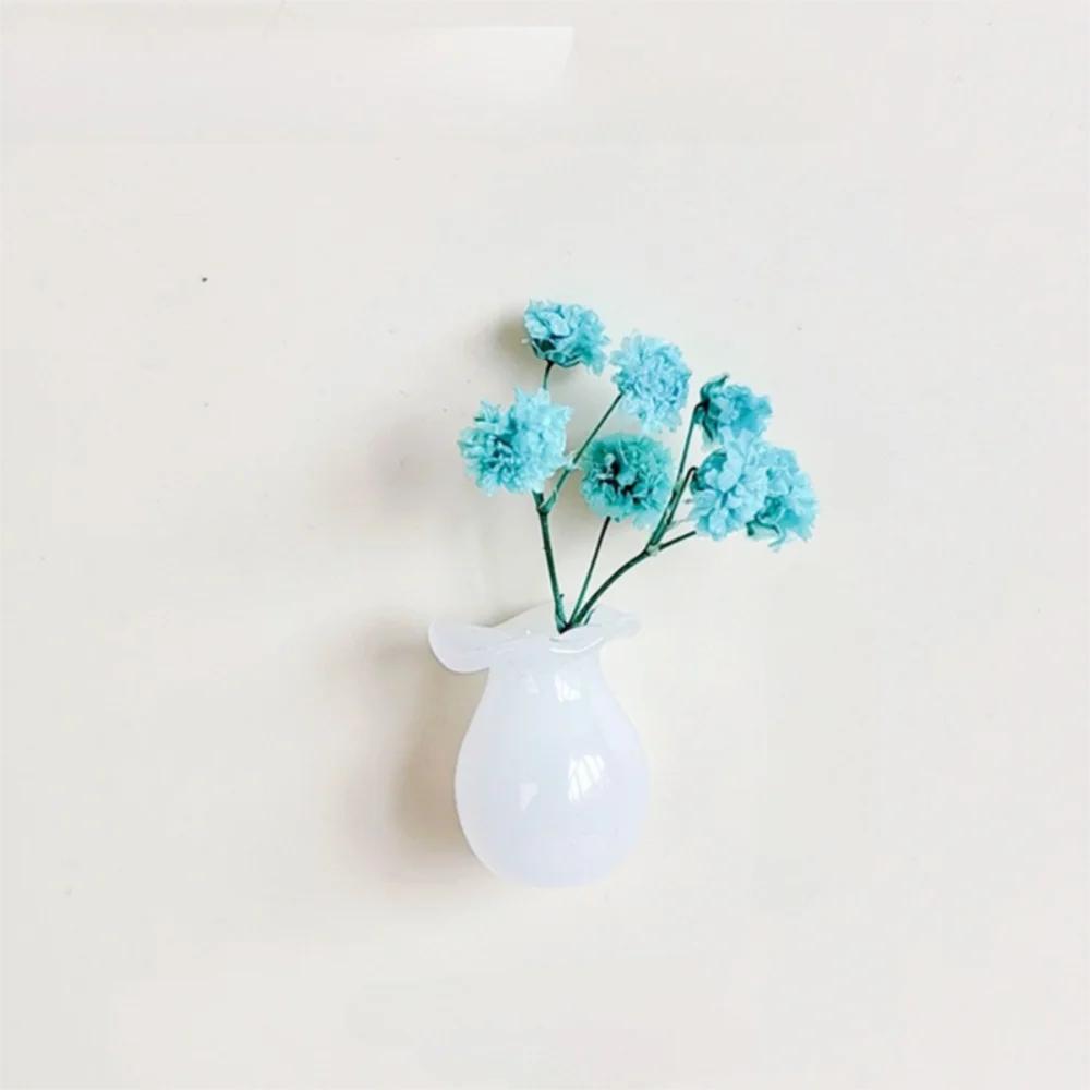 Simulation Mini Vase Fridge Magnets Durable Home Decor Ceramic Vase Refrigerator Sticker Whiteboard Decoration Creative