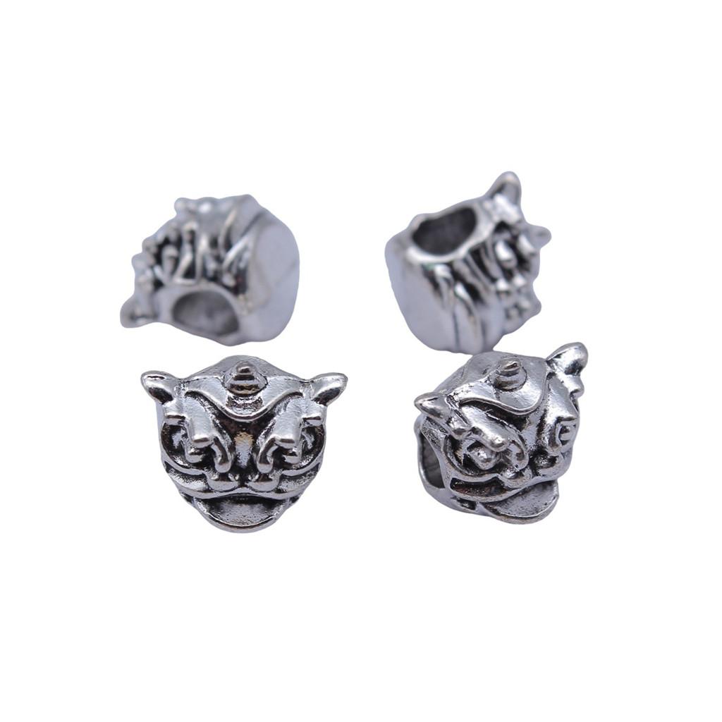 Animal Spacer Beads Large Hole Charms For Necklace Jewelry Making Starter Kit
