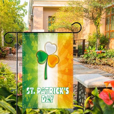 Festive St. Patrick's Day Outdoor Flag for Spring Decor
