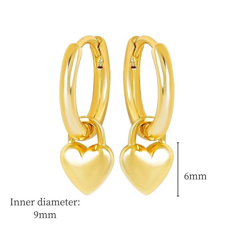 925 Silver Needle Vintage Geometric Pendant Earrings Round/Square/Shell Earrings for Women Fashion Jewelry Pendientes