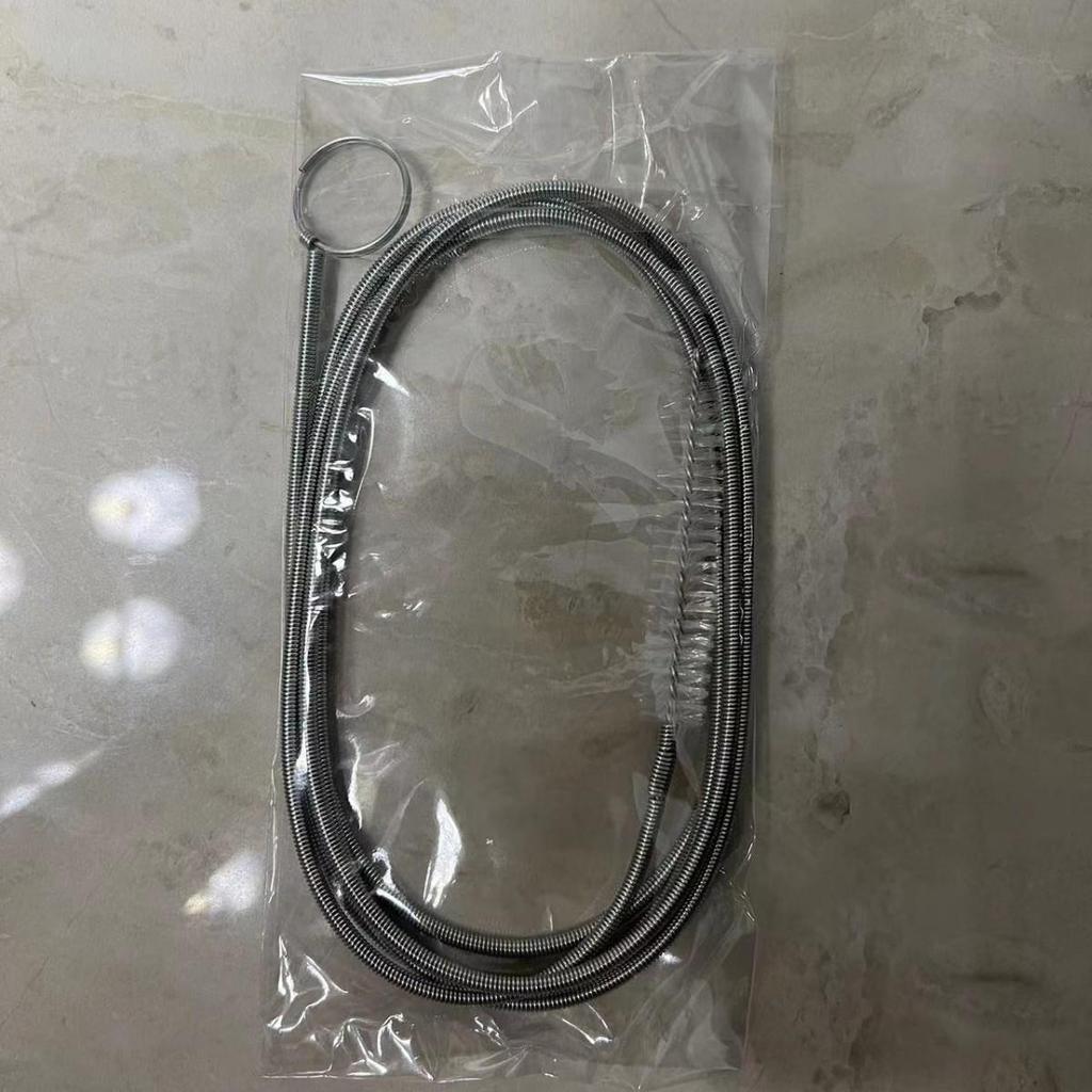 Galvanized Spring Tube Refrigerator and Freezer Drain Cleaner Tool